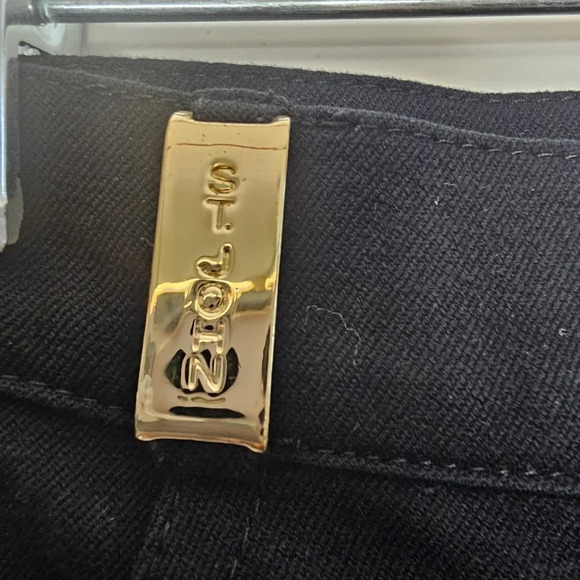 John Sport By Marie Gray Black Straight Leg Pants Size 6 - Picture 12 of 12